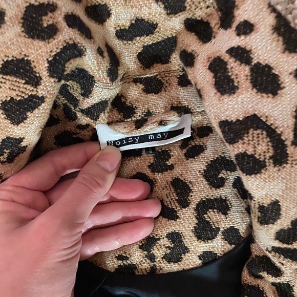 NWOT Noisy May | Leopard Jacket | Size XS - Picture 4 of 9